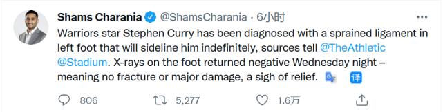 韌帶扭傷無限期缺陣!Curry能否在季後賽前復出?醫學專家給出解析,最壞結果做手術需6-8週!-黑特籃球-NBA新聞影音圖片分享社區