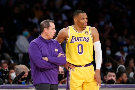 Lakers coach Frank Vogel says team is supporting Russell Westbrook – Orange County Register
