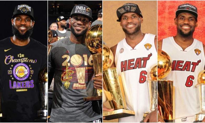 LeBron James sets record with fourth finals MVP awards