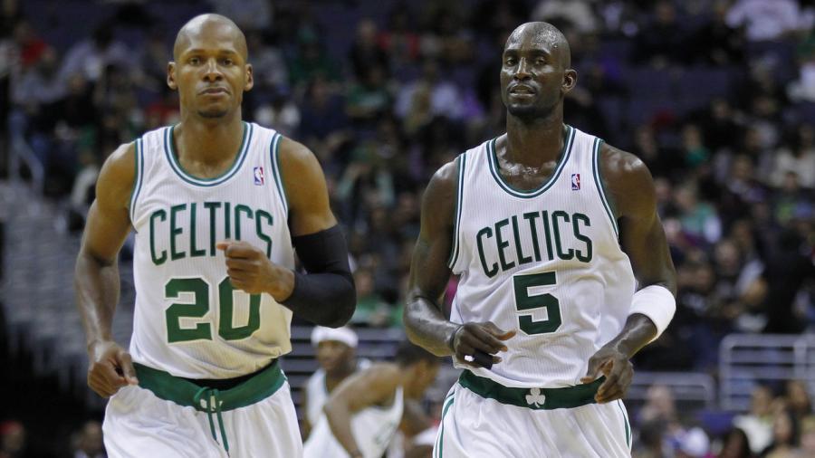 Ray Allen in attendance for Kevin Garnett jersey retirement ceremony | RSN