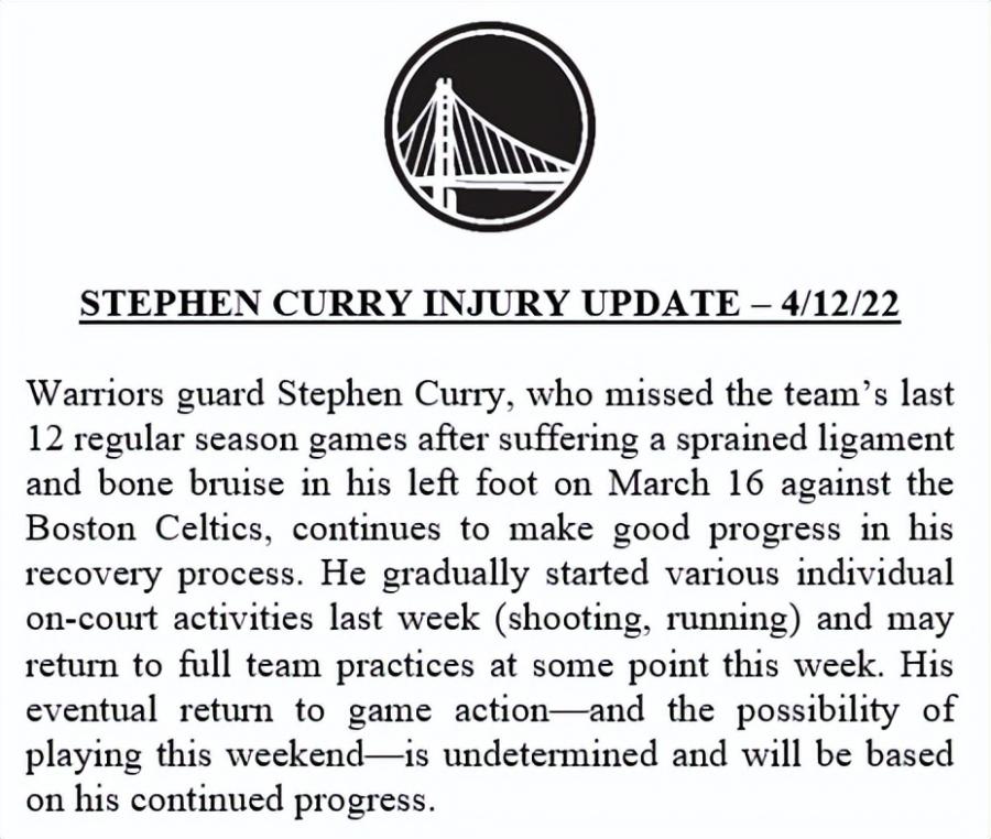 勇士官方更新Curry傷情!勇記解析三大懸念,如果Curry繼續休戰球隊該如何贏球?-黑特籃球-NBA新聞影音圖片分享社區