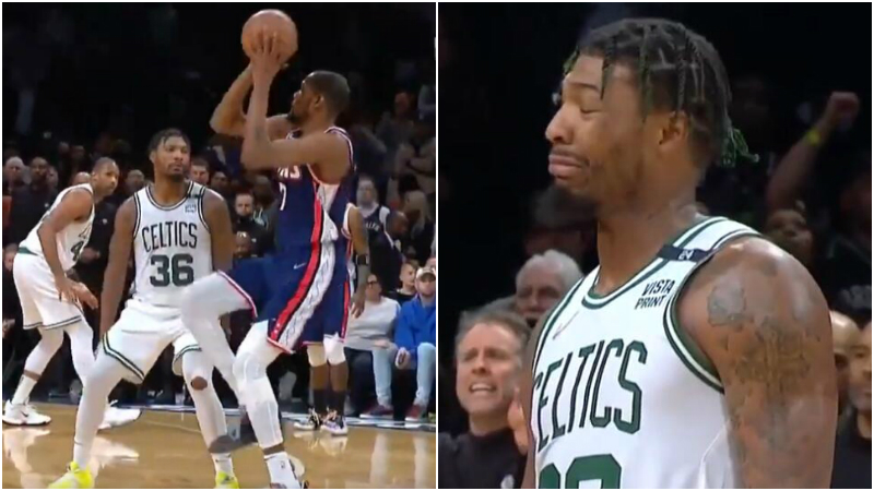 NBA / 【影片】4-0橫掃!杜蘭特投進本賽季最後一球後,被聰明哥無情嘲諷:這表情太殺人誅心!-黑特籃球-NBA新聞影音圖片分享社區