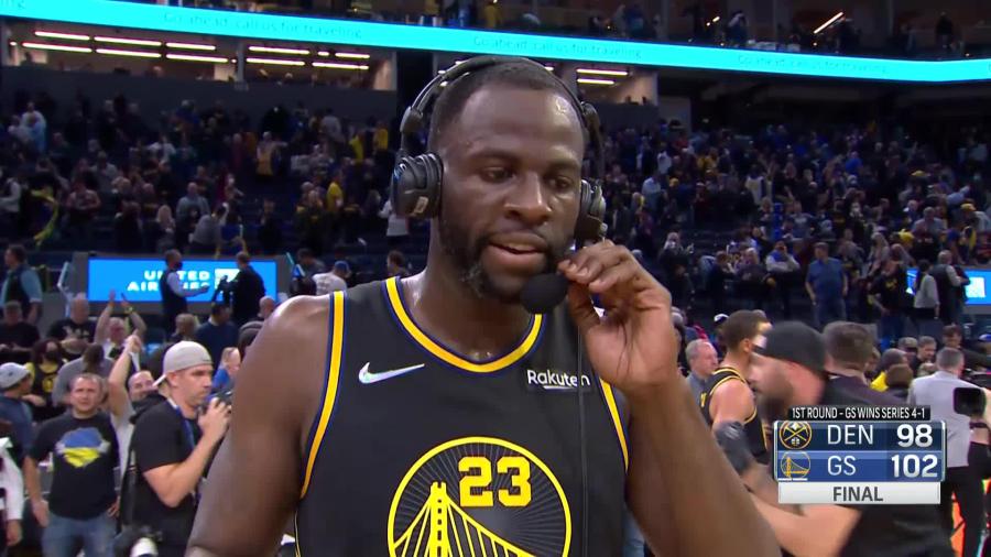 Postgame Warriors Talk: Draymond Green - 4/27/22 (NBCSBA) | Golden State Warriors