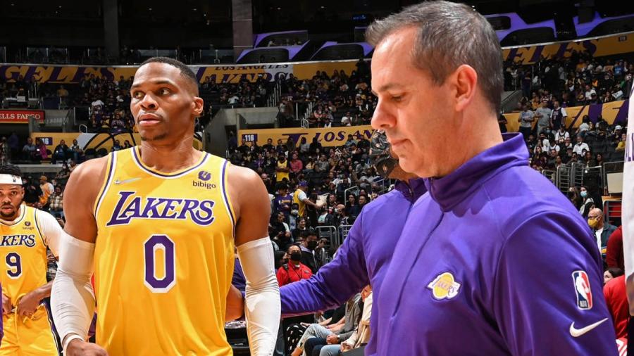 Frank Vogel's staunch response to Russell Westbrook saying he deserves to  play in crunch time - Lakers Daily
