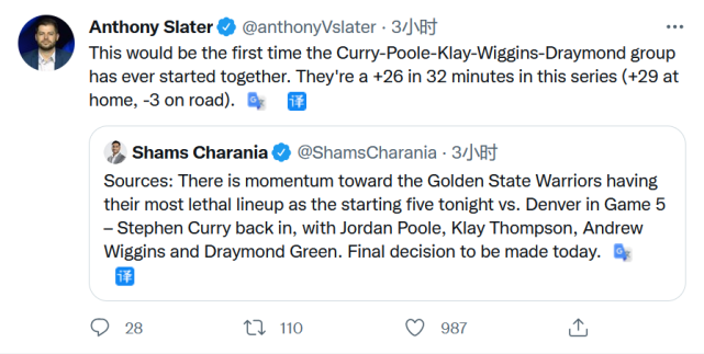 NBA / 「死亡五小」集齊!勇士宣佈G5先發陣容,Curry回歸先發,他們本輪一起出場時淨勝26分!-黑特籃球-NBA新聞影音圖片分享社區