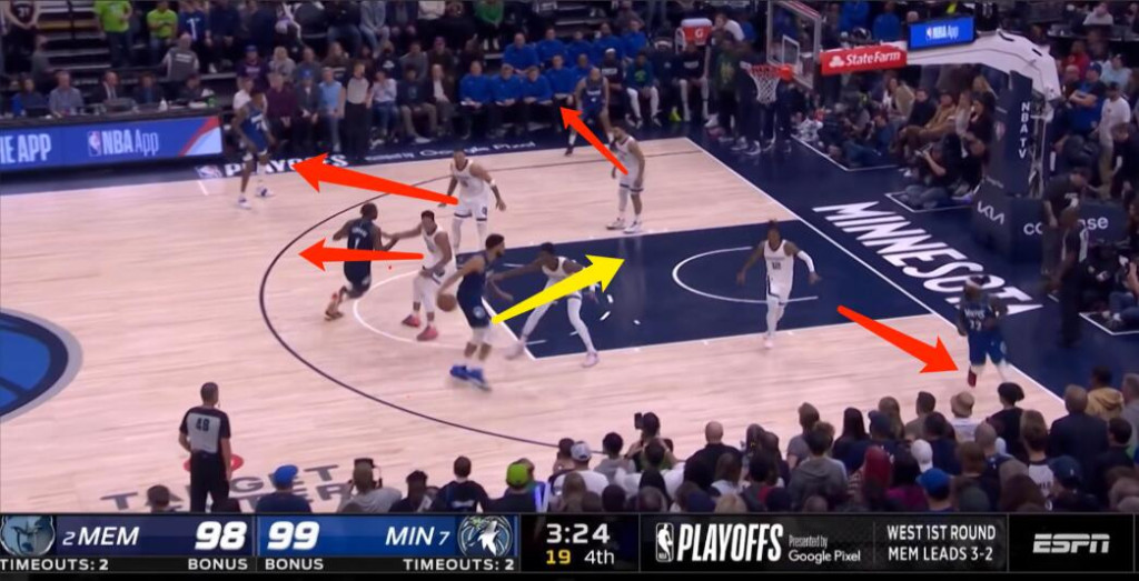NBA / 【影片】灰狼關鍵戰術讓KAT攻框,結果他卻在外線浪投,連貝弗利也攤手不滿,球迷:難怪被罵「軟蛋」!-黑特籃球-NBA新聞影音圖片分享社區