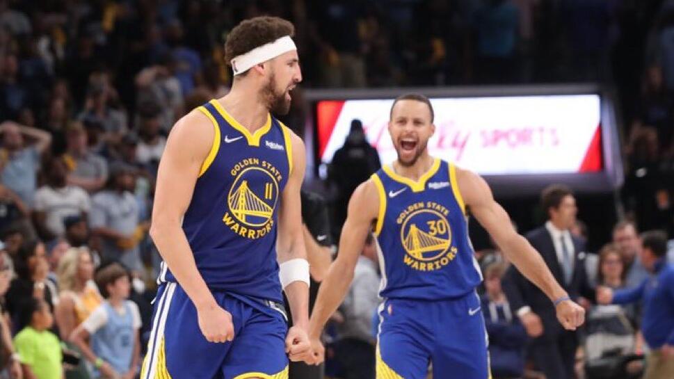 NBA / 勇士 4-2 灰熊 | G6湯8顆三分砍30+8，柯瑞29分，勇士擊敗灰熊，時隔三年重返西決！（影）-黑特籃球-NBA新聞影音圖片分享社區