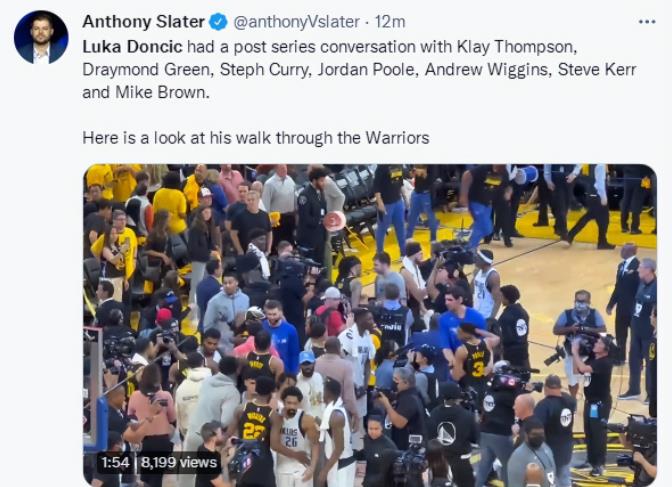 NBA / 東契奇出局仍上全美熱搜!手感冰涼很生氣,單節15分打停科爾,賽後大方祝賀勇士!-黑特籃球-NBA新聞影音圖片分享社區