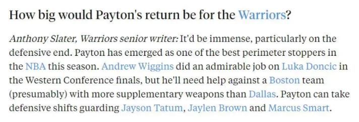 勇士好消息！小手套將在冠軍賽G1復出，名記：他能分擔Wiggins防守壓力！-黑特籃球-NBA新聞影音圖片分享社區