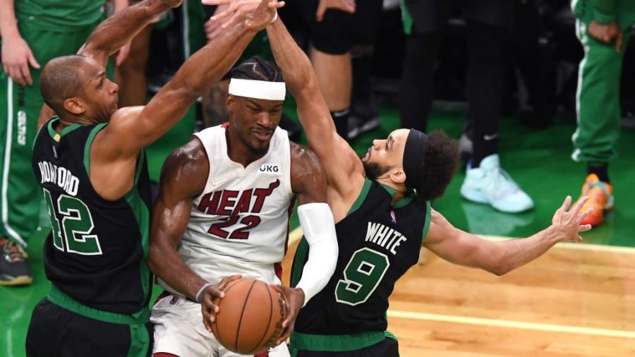 Behind Jimmy Butler's heroics, Heat stun Celtics in Boston, force Game 7