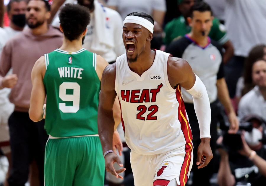 Jimmy Butler pours in 41 points to lead Heat past Celtics