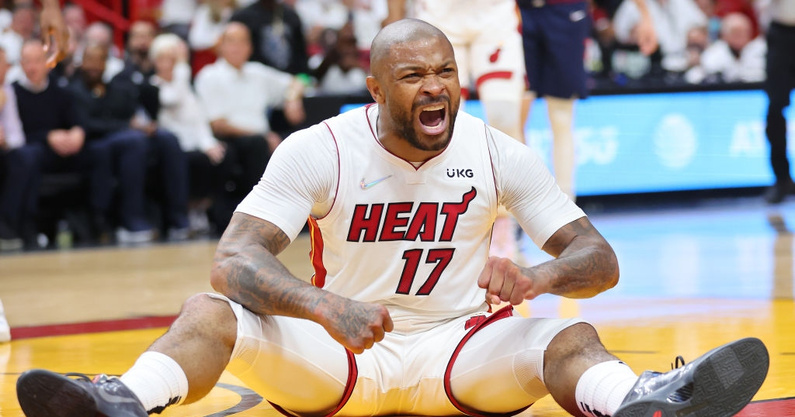 Miami Heat lose PJ Tucker in Game 1 to right ankle injury - On3