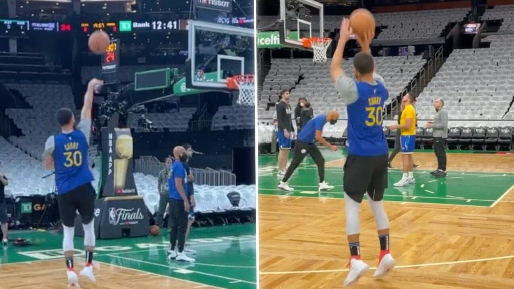 NBA / 【影片】勇士利好!Curry確認出戰G4,並且無時間限制,訓練手感滾燙三分全中!-黑特籃球-NBA新聞影音圖片分享社區