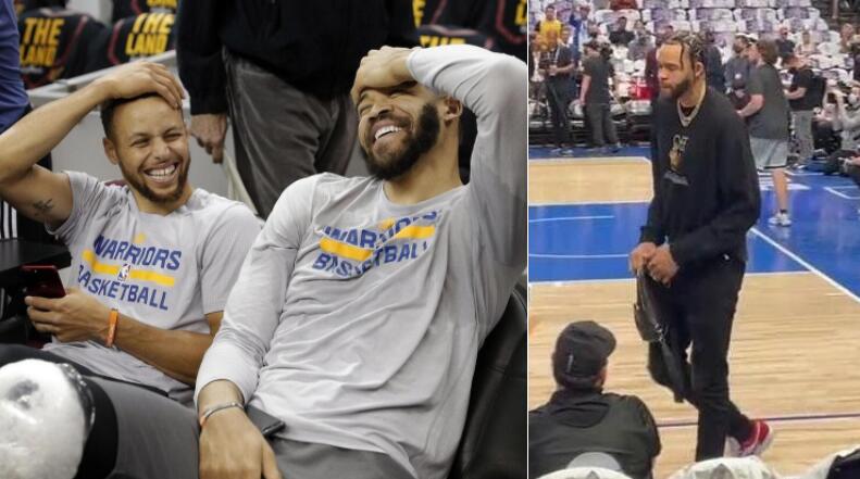 NBA / 曾跟隨柯瑞拿到兩冠,季後賽默默到現場支持勇士,他坦言在勇士最幸福!-黑特籃球-NBA新聞影音圖片分享社區