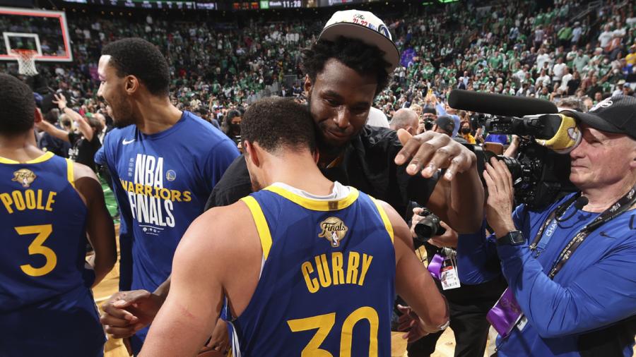 Andrew Wiggins' priceless Steph Curry answer on NBA Finals MVP debate | RSN
