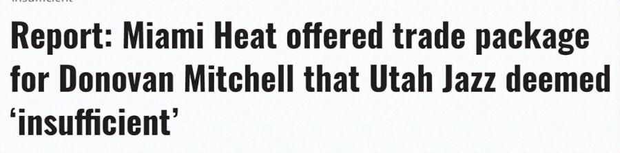 曝熱火報價米切爾遭拒！爵士嫌籌碼不夠 總經理暗示他不是非賣品