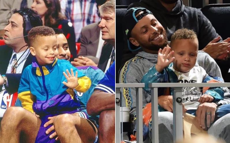 NBA / Curry社媒曬照為兒子慶生！從Dell到Stephen再到Canon，祝福兒子：世界是你的！