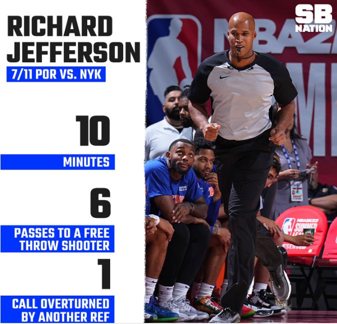 NBA / 【影片】詹姆斯前隊友裁判首秀!第一哨就誤判令人忍俊不禁,一哥:只吹一節身體太差!-黑特籃球-NBA新聞影音圖片分享社區