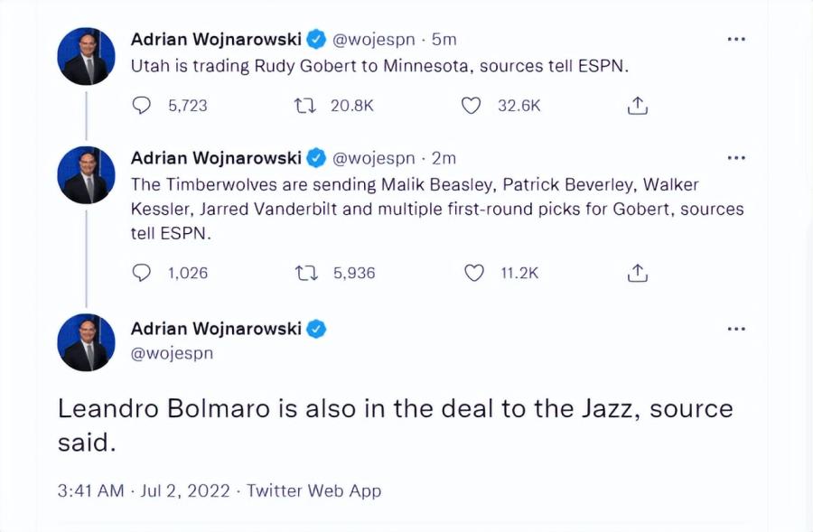 NBA / 重磅十換一!爵士將Gobert交易至灰狼,換回貝弗利等五位球員+五個首輪籤!-黑特籃球-NBA新聞影音圖片分享社區