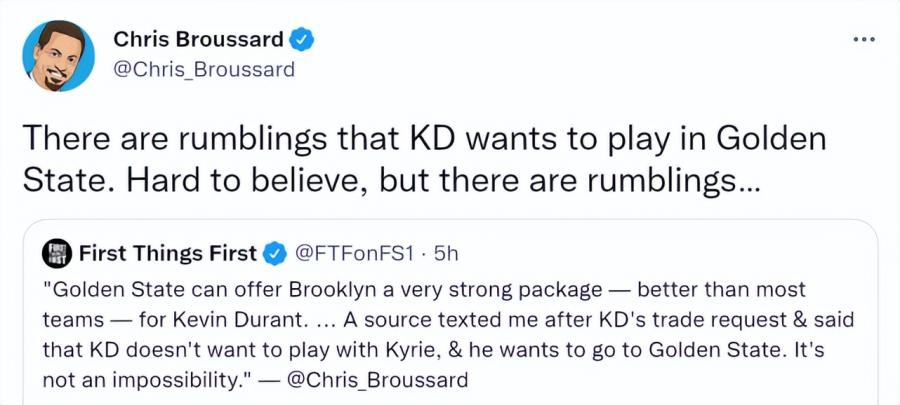 NBA / 曝杜蘭特也想重回勇士!柯瑞招募見效?名嘴:難以置信,但並非沒有可能!-黑特籃球-NBA新聞影音圖片分享社區