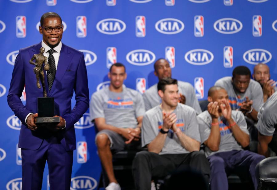 Kevin Durant: The Oklahoma City Thunder star's complete MVP speech