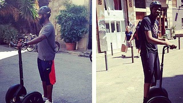 杜蘭特哈登在歐洲私下合練!時隔10年再同遊巴塞羅那,目擊者:大鬍子手感爛得很-黑特籃球-NBA新聞影音圖片分享社區