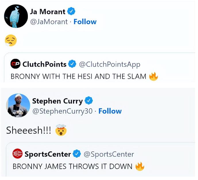 NBA / 【影片】虎父無犬子!布朗尼轟25分+一條龍隔人暴扣嗨翻老詹,柯瑞等人也為之歡呼!-黑特籃球-NBA新聞影音圖片分享社區
