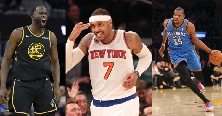 Draymond Green Ranks Carmelo Anthony Over Kevin Durant as He Calls Him a Better Shooter in Their Prime - Sportsmanor