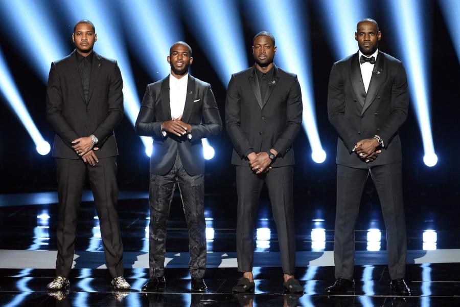 How LeBron James, Dwyane Wade, Carmelo Anthony, and Chris Paul Put Together  the 2016 ESPYs' Powerful Opening Message | Vanity Fair