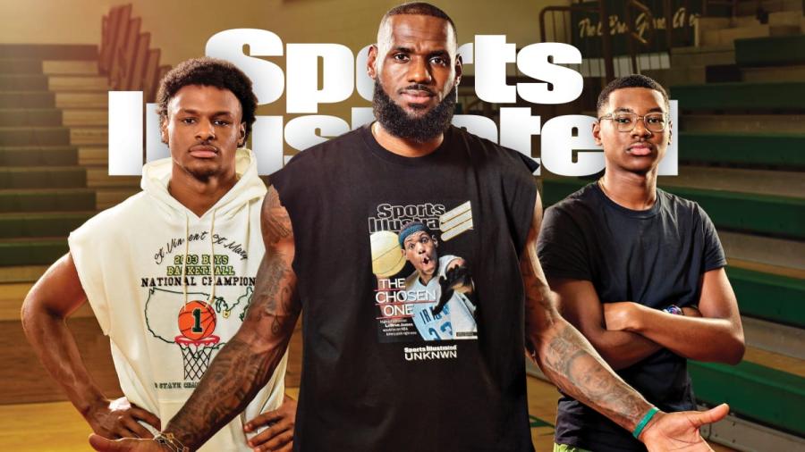 LeBron James Ultimate Family Plan: Play With His Sons, Bronny and Bryce -  Sports Illustrated