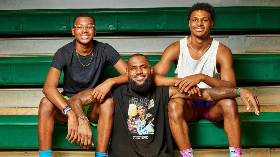 LeBron James plans to play in NBA with sons Bronny and Bryce - Sports  Illustrated