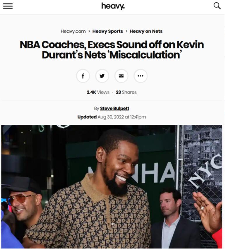 4年合約是離隊失敗最大原因?NBA高管分析杜蘭特「逼宮」做法:他應該要向詹姆斯學習!-黑特籃球-NBA新聞影音圖片分享社區