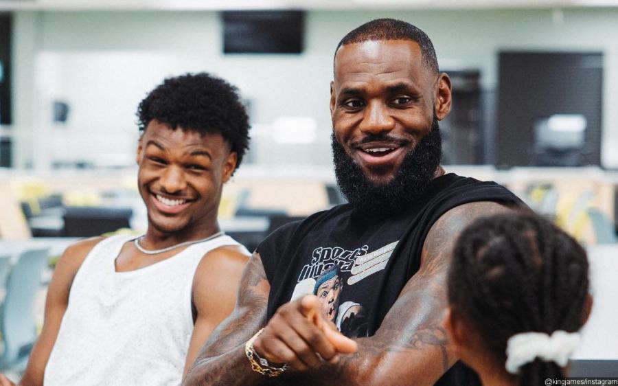 LeBron James' Son Bronny Lands a Deal With Nike