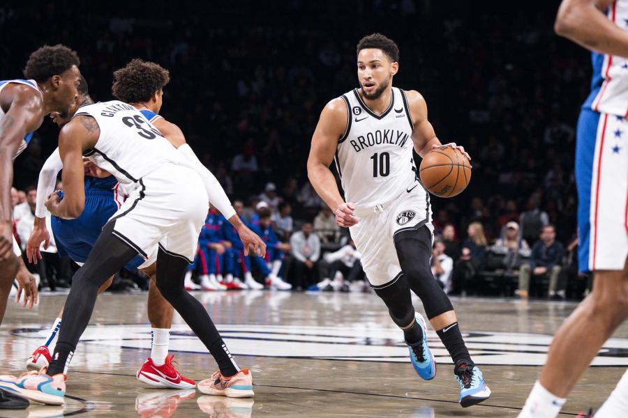 Ben Simmons takes court for Nets in first look at new Big 3