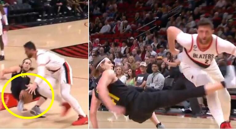 NBA / 【影片】至於嗎？「拆手哥」又出髒動作：故意伸腿絆倒對手，引來一片抨擊聲！