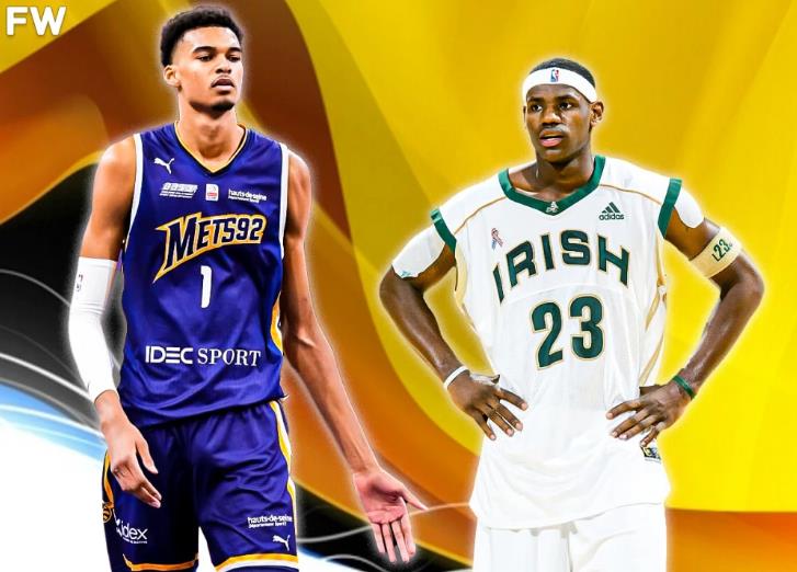 Wembanyama到底什麼水平?詹姆斯親臨現場觀看,不禁感慨:外星人,這麼高還能這麼打!-黑特籃球-NBA新聞影音圖片分享社區