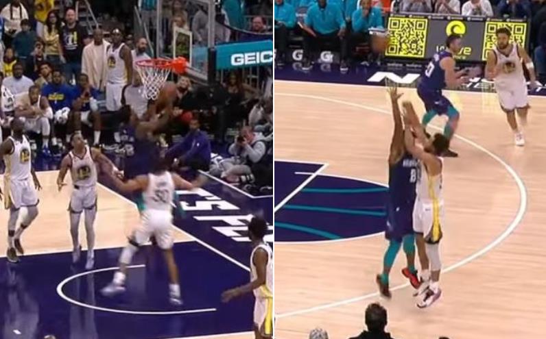 NBA / 【影片】被黃蜂救活了！DSJ面對Curry一攻一防拖入延長賽，最後時刻強攻威金斯殺死比賽！