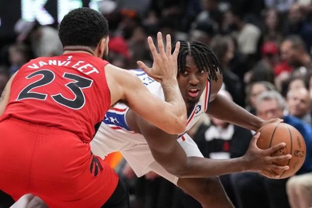 Philadelphia's Tyrese Maxey dominant as Sixers rout Raptors 112-90