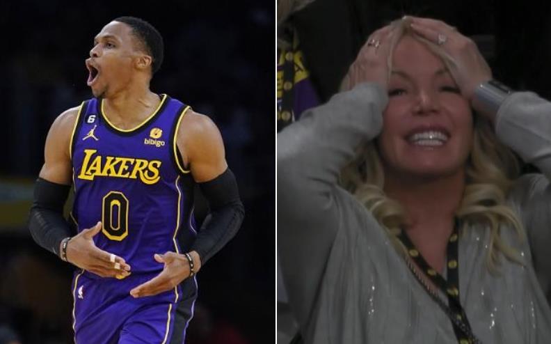 NBA / 珍妮阿姨抱頭陷入瘋狂!威少替補轟28+6創賽季新高,征服湖人球迷:MVP呼聲!(影)-黑特籃球-NBA新聞影音圖片分享社區