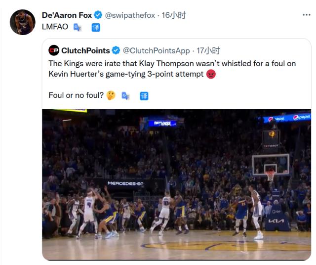 NBA / 勇士贏球靠裁判幫忙?兩次關鍵回合誤判均為勇士獲利,國王眾將非常不滿!-黑特籃球-NBA新聞影音圖片分享社區