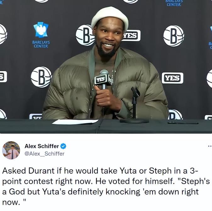 NBA / 聯盟第一vs聯盟第一!Curry和渡邊雄太三分大賽誰能贏?杜蘭特高情商回應!-黑特籃球-NBA新聞影音圖片分享社區