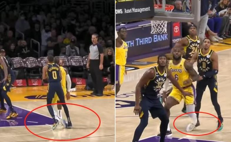 NBA / 【影片】詹姆斯5分鐘砍10分卻受傷：遭遇意外崴腳返回更衣室，小腿也磕破流血！-黑特籃球-NBA新聞影音圖片分享社區