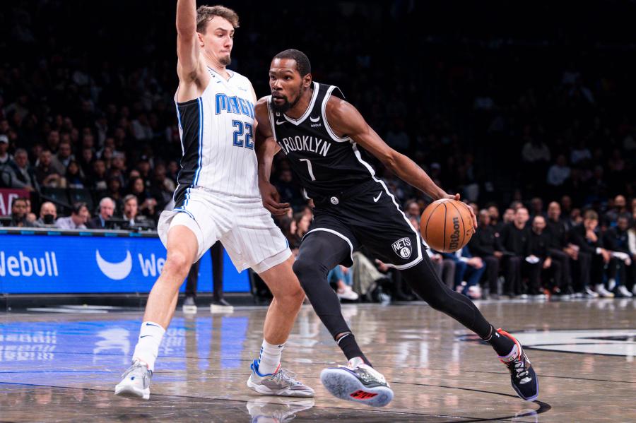 Joe Harris helps Nets back up Kevin Durant in win over Magic