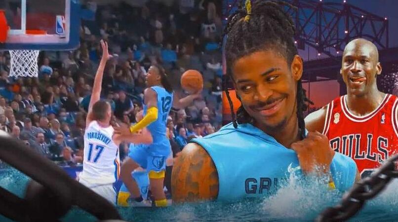 NBA / 【影片】喬丹級的天賦!莫蘭特無視重力滯空叒火了:他的跳躍麻木不仁!-黑特籃球-NBA新聞影音圖片分享社區