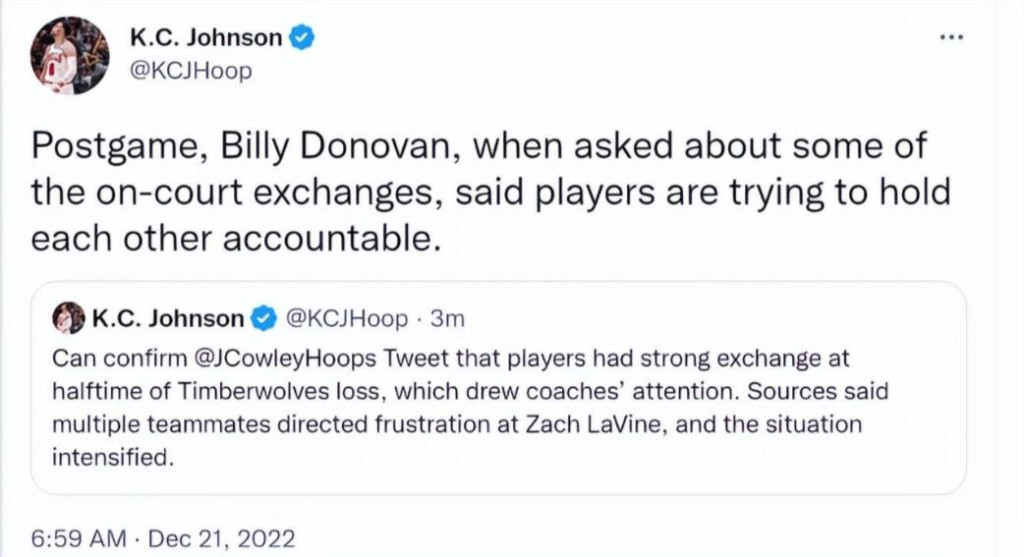NBA / 曝公牛發生內訌!拉文與球隊存在分歧,更衣室多次激烈爭吵,多名球員不滿拉文!-黑特籃球-NBA新聞影音圖片分享社區
