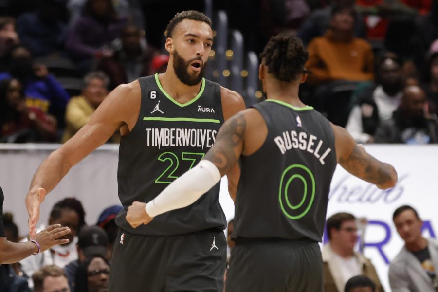 KAT-less, Timberwolves Russell must involve Rudy Gobert on offense