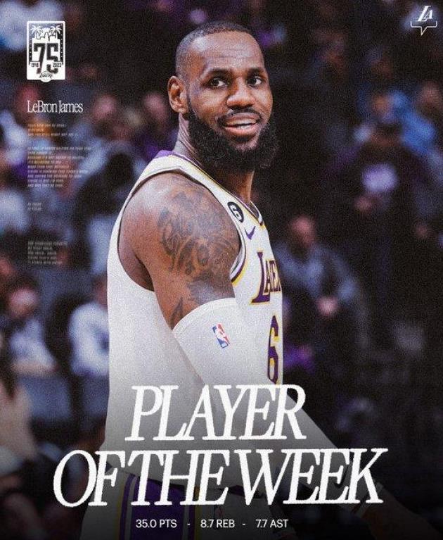 NBA / NBA官宣週最佳:詹姆斯老當益壯66次當選刷新紀錄,米球神跡單場71分上榜-黑特籃球-NBA新聞影音圖片分享社區