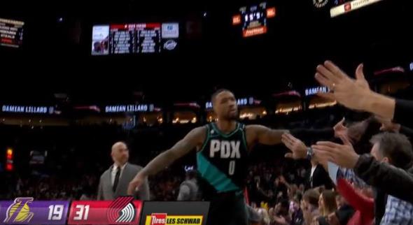NBA / 里拉德一打湖人就來勁!半場30分,三分12中8火爆,直接衝上美國熱搜-黑特籃球-NBA新聞影音圖片分享社區