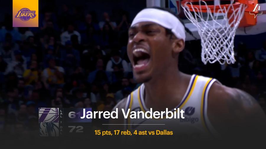 Jarred Vanderbilt | Los Angeles Lakers | NBA.com