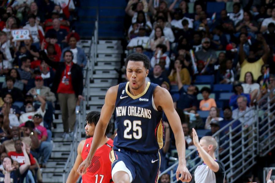 Trey Murphy explodes for career-high 41 points, leading Pelicans to 127-110 win over Trail Blazers - The Bird Writes